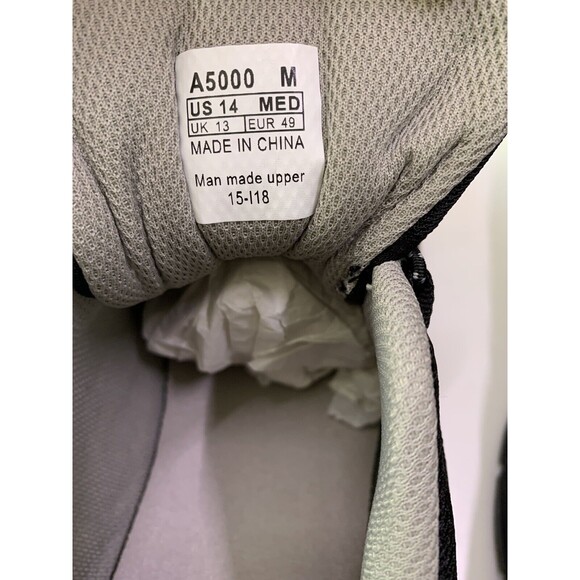 Apex A5000 Men's Black Athletic Bungee Comfort Orthopedic Diabetic Shoe 14 med - Picture 9 of 9